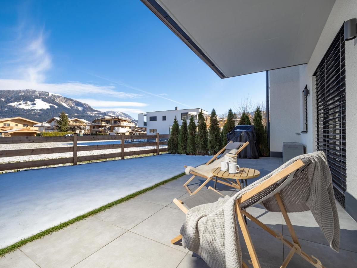 Ferienwohnung Tirolglück mit großem Garten Sankt Johann in Tirol Exterior foto
